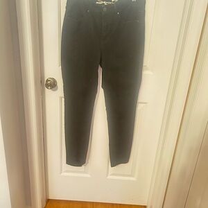 Women's High Rise Stretch Black Jeans